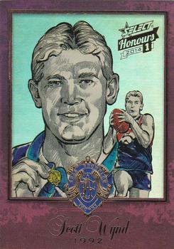 2014 Select AFL Honours Series 1 - Brownlow Sketches #BSK39 Scott Wynd Front